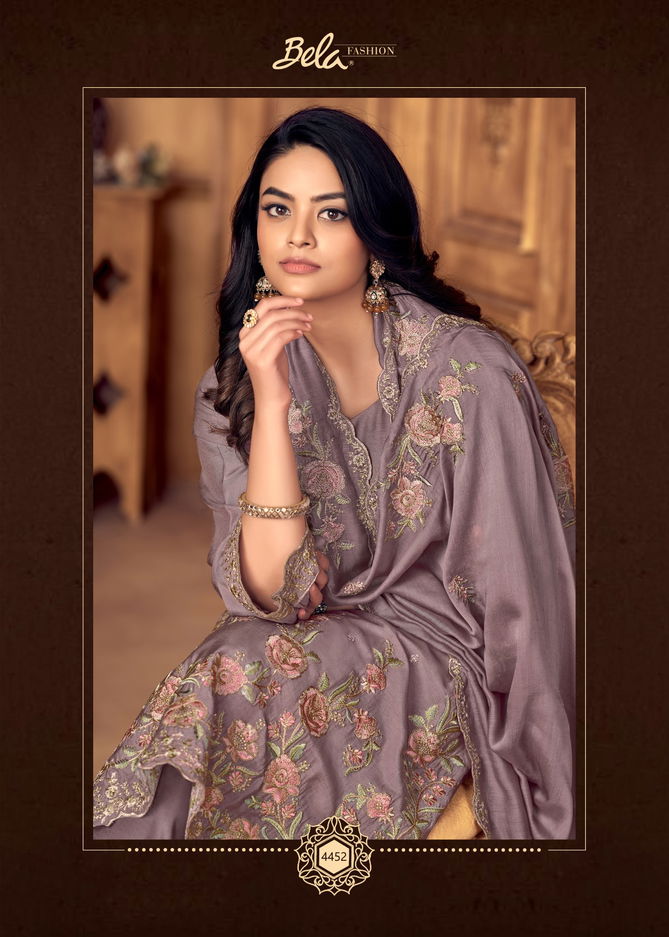 Mashal E Mahtaab By Bela Viscose Heavy Muslin Designer Salwar Suits Wholesale Price In Surat